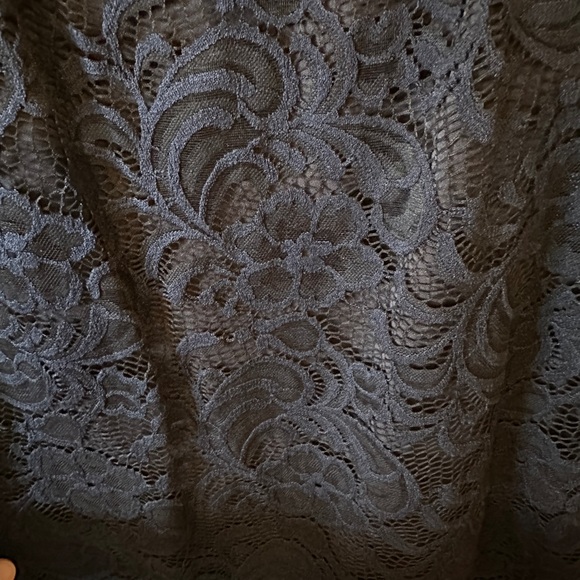 Honey and Rosie Navy Lace Mini Dress - Picture 3 of 5